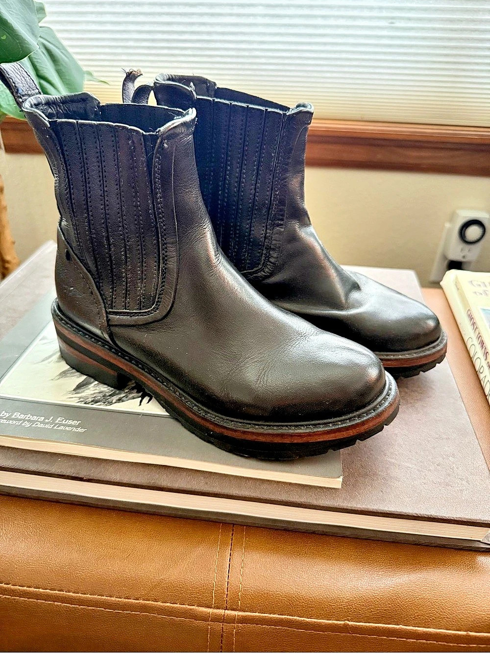 Frye Womens Black Chelsea Boots